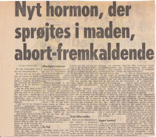 







Brugsen efter denne omtale: Stop for danske svin til os. Nu vil brugsen heller ikke sælge det danske svin mere (1978). FDB (Coop) i dag er i gang med at fremstille sit eget svin ligesom Irma-koncernen og alle de slagtere, der er gået over til Antonius.