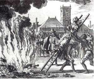 Mange kloge koner og mænd, som gik under navnet naturhelbreder måtte lade livet på bålet af Inkvisitionen.