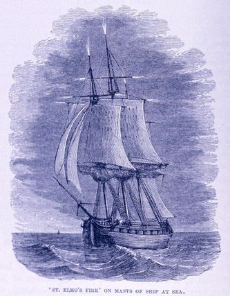Den statiske Sct. Elms Ild findes hovedsagelig på skibes mastetop af lystbåde med sejl.